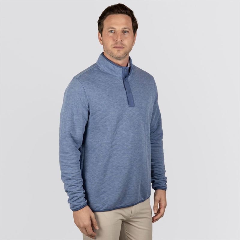 The Sullivan Pullover Heathered Maidstone Blue