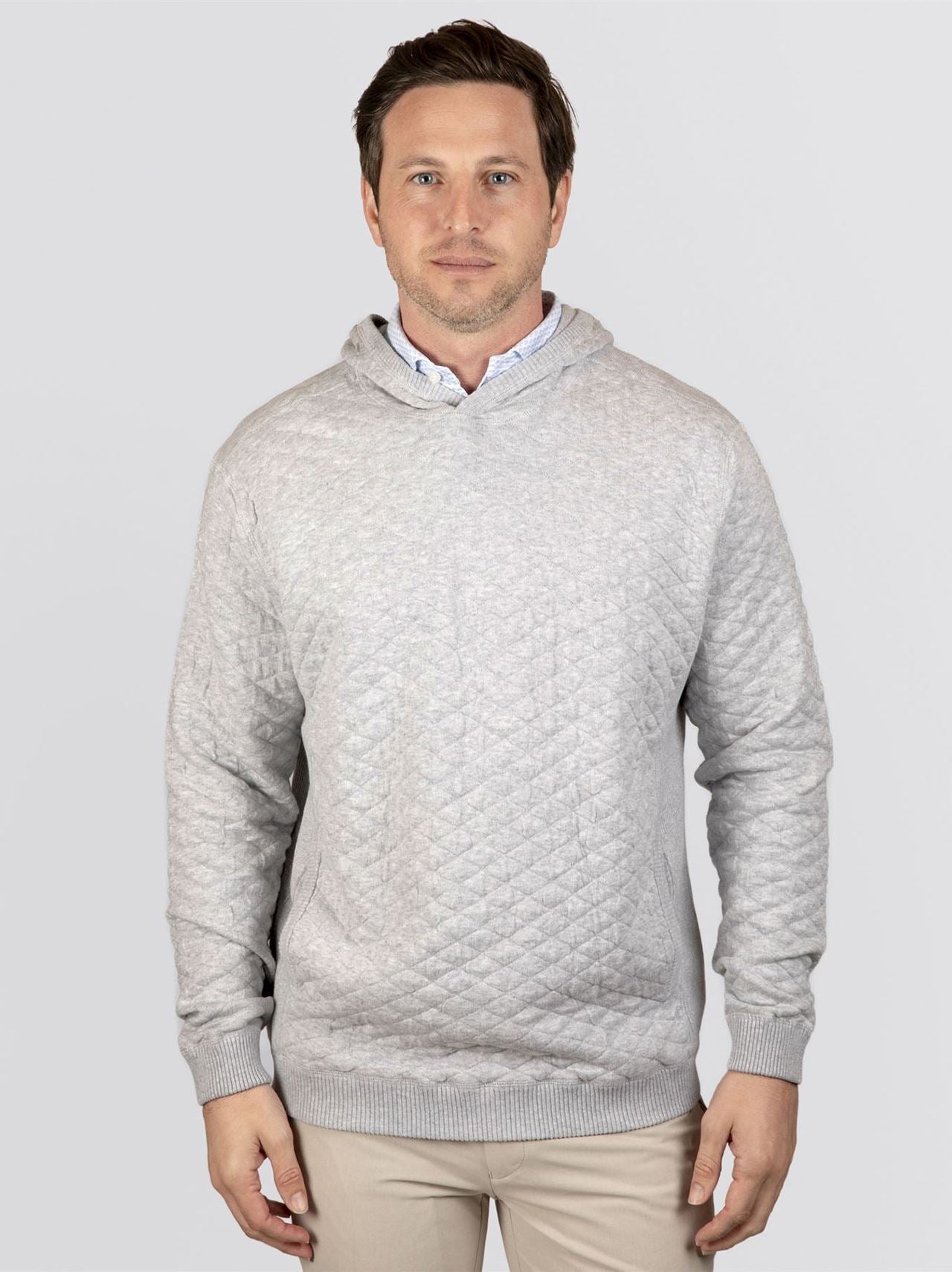 The Wallace Hooded Sweater Heathered Gray