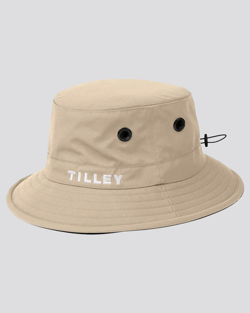 Womens Golf Bucket Hat Light Tan