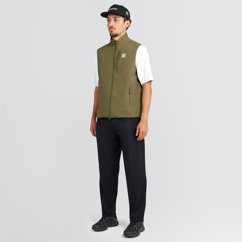 Insulated Course Vest Dark Olive