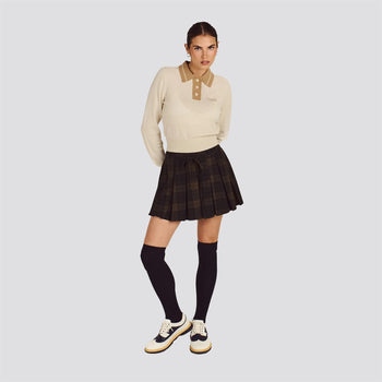 Malbon Womens Miranda Polo Beige | TRENDYGOLF USA