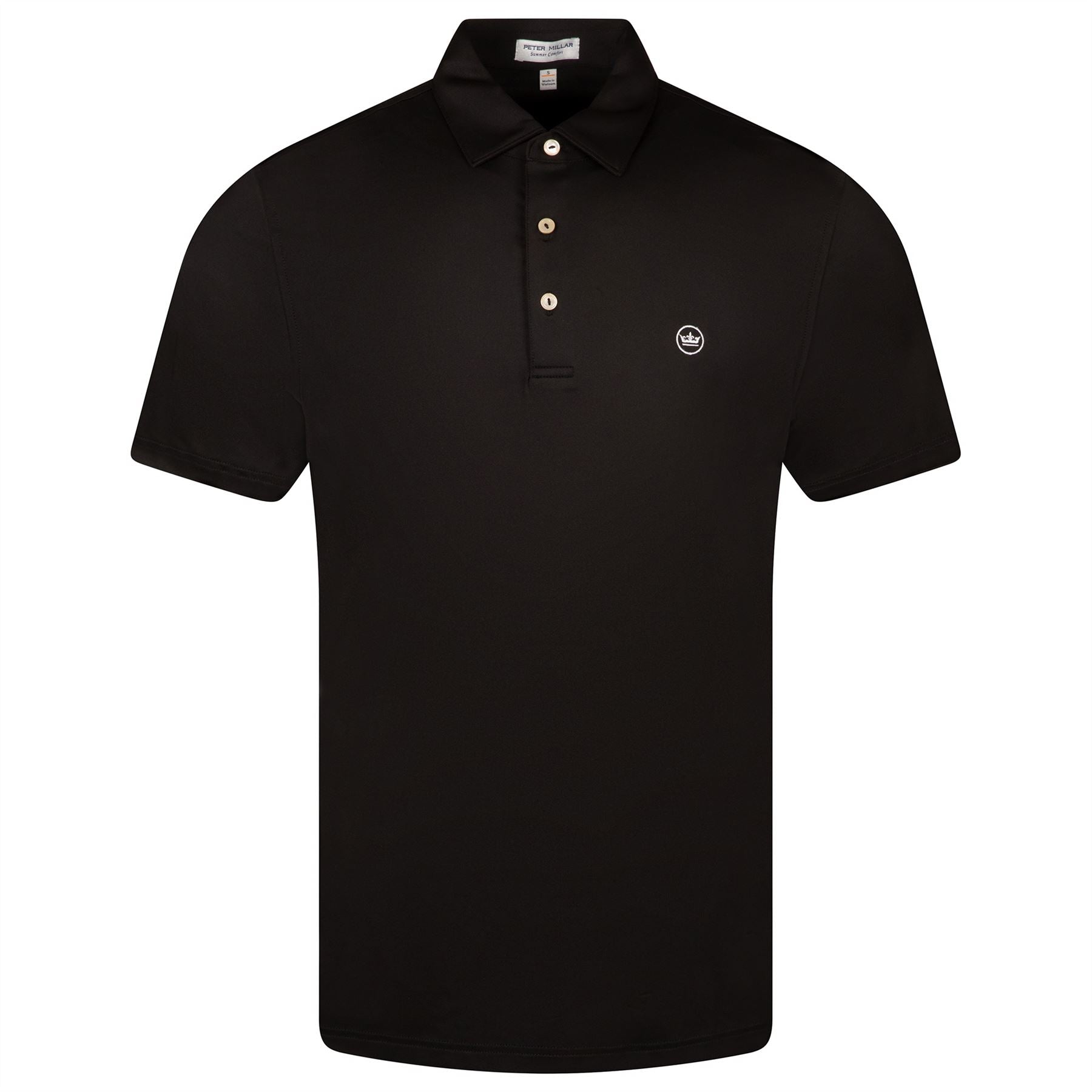 Peter Millar Solid Performance Jersey Polo White - AW23 S