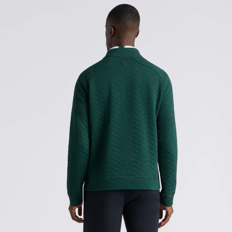 Dunes Cotton Quilted Quarter Zip Pine