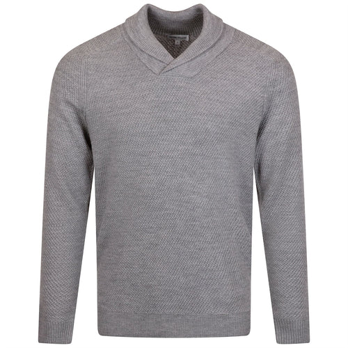 Dempsey Shawl Pullover Sweater Gale Grey - AW24