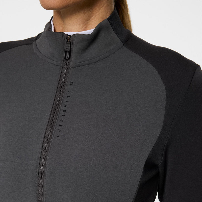 Womens Nami Zip Mid Layer Black