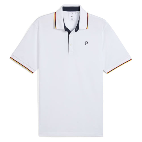 x PTC Tipped Polo White Glow - SS25