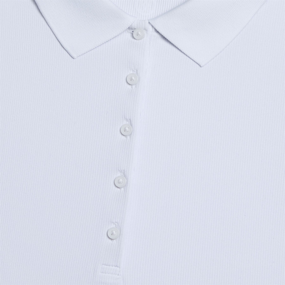 Tech Nylon Rib LS Polo Snow
