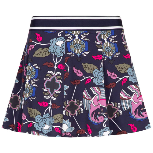 Womens Mountain Laurel Phoenix Flare Skirt Maltese Blue - SS25