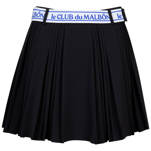 Womens Joelle Pleated Skirt Black - SS25