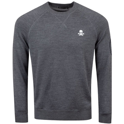 Skull & T's Crewneck Sweater Heather Grey