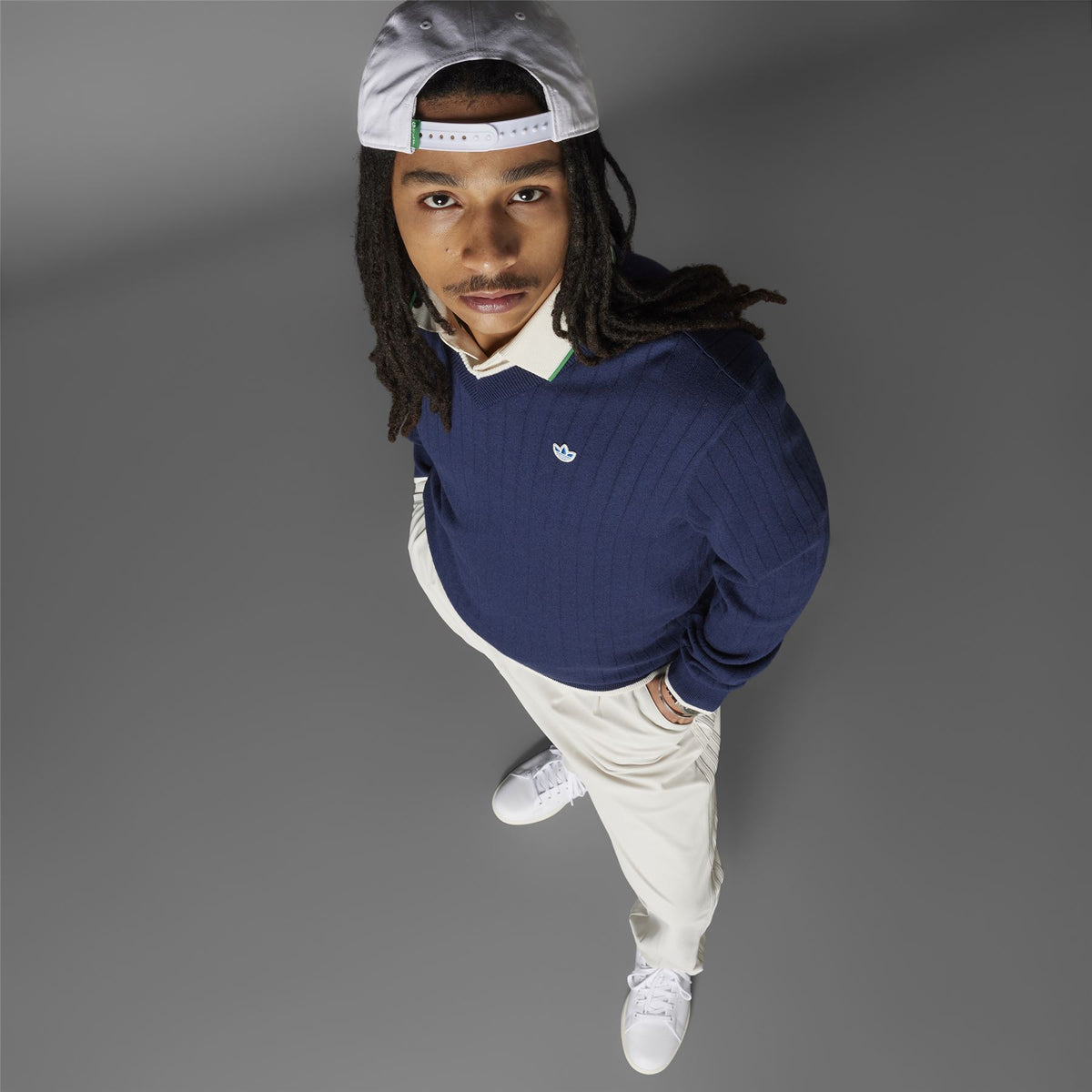 Cashmere Knit Sweatshirt Night Indigo