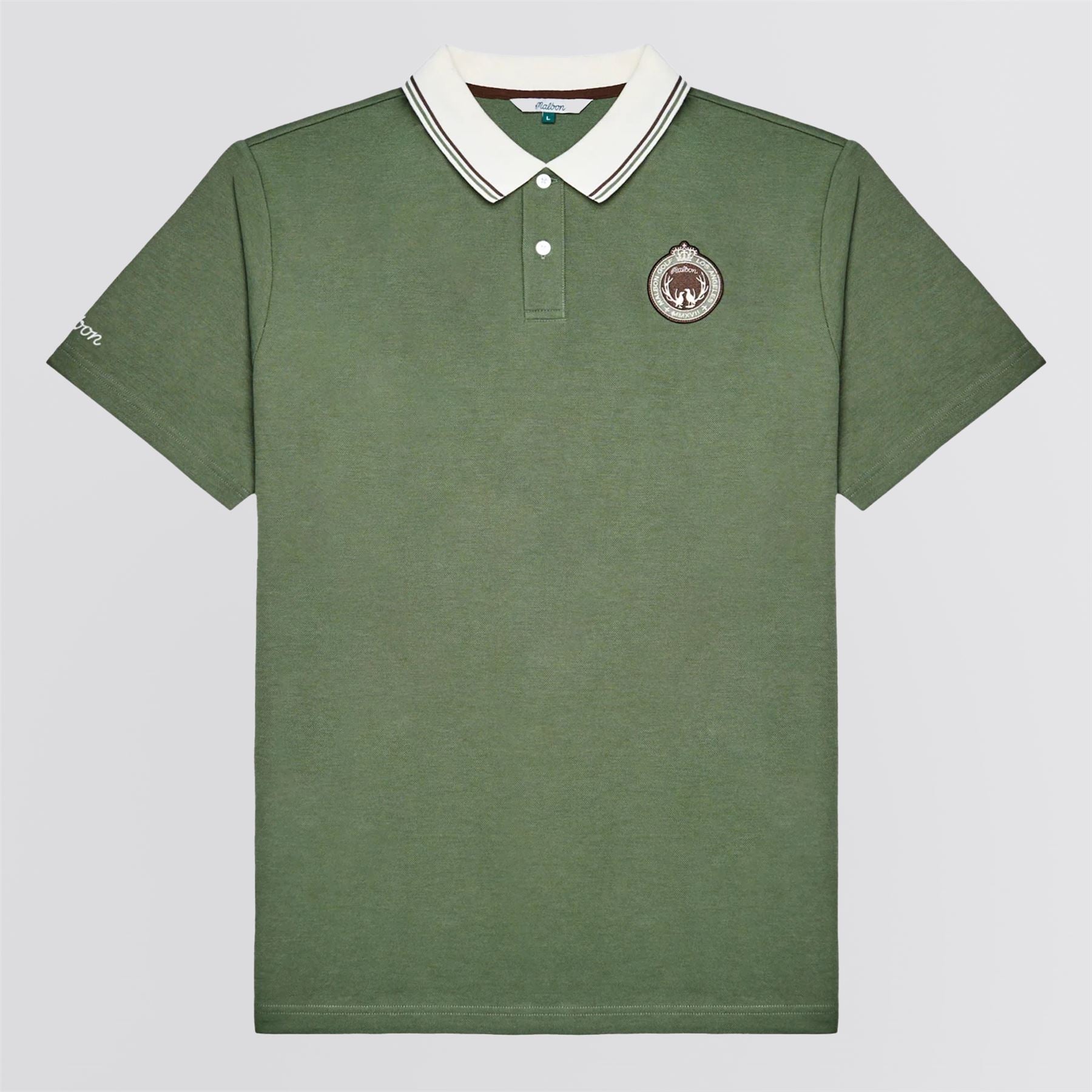 Malbon Fairway Oakwood Polo Olivine | TRENDYGOLF USA