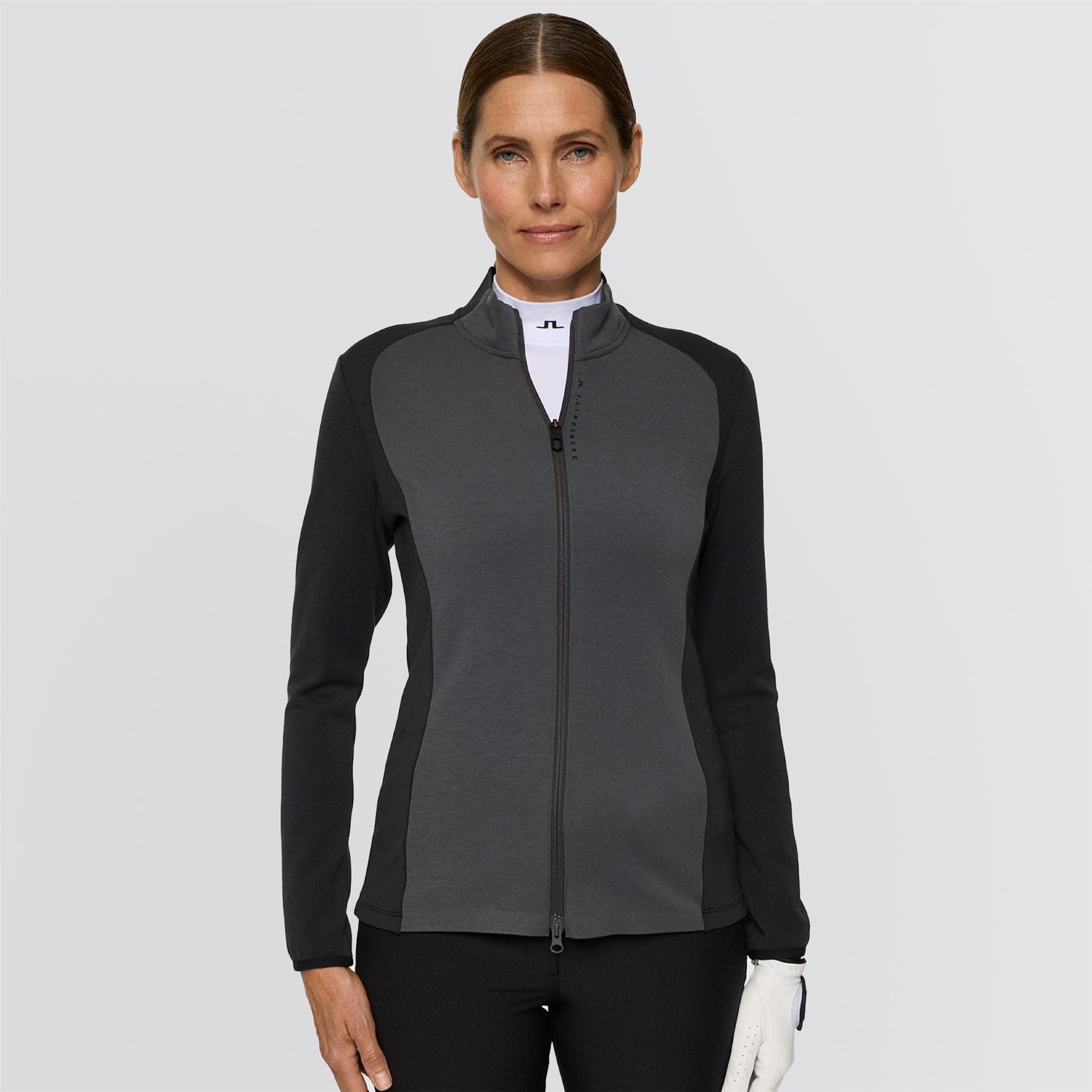 Womens Nami Zip Mid Layer Black