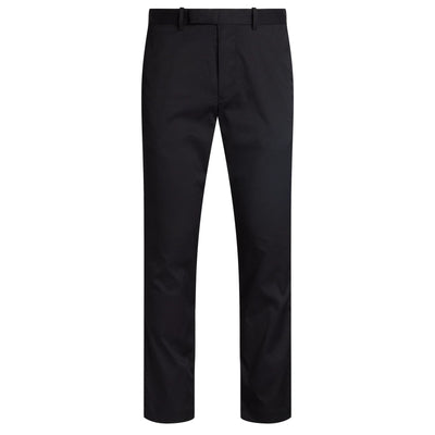 Tailored Fit Performance Twill Pants Polo Black - SS24