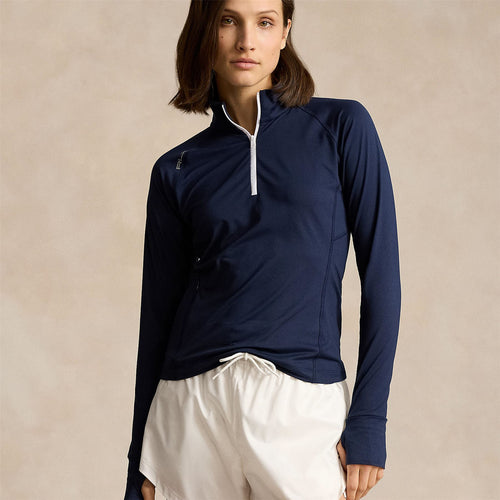 Womens RLX Performance Quarter Zip Refined Navy