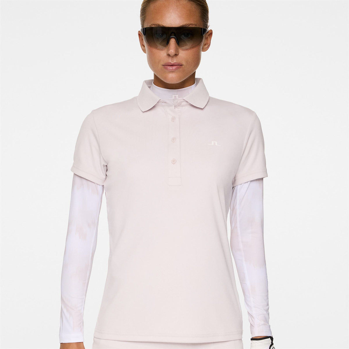 Womens Cassie Polo Gray Lilac