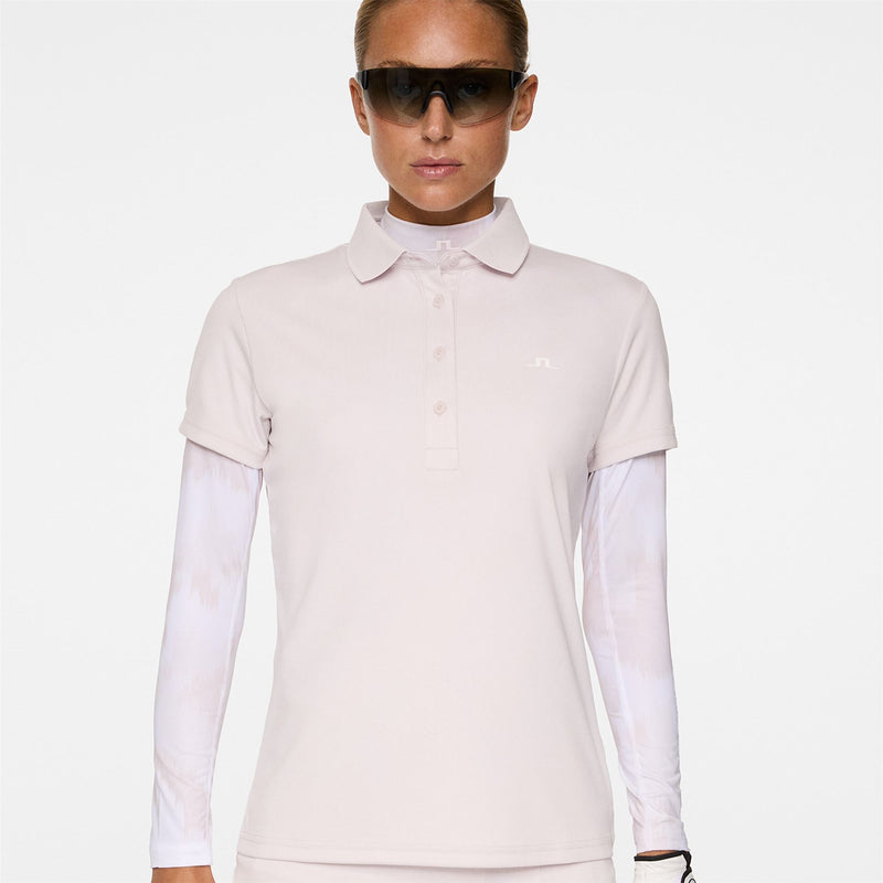 Womens Cassie Polo Gray Lilac