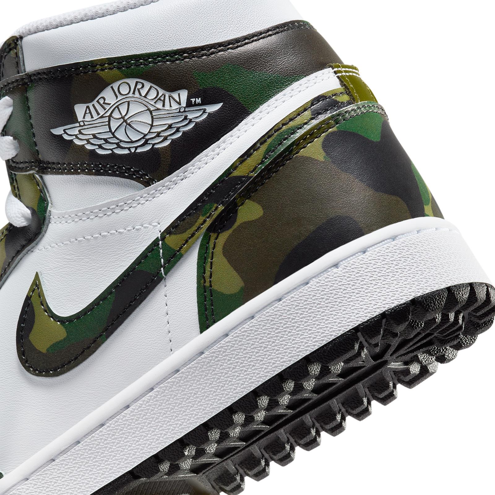 NIKE ☆ Air Jordan 1 High Golf ‘Camo’ Nike Air Jordan 1 G Golf Shoes 'Camo / Region Green' (DQ0660