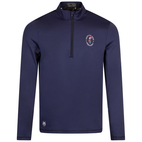 124th U.S. Open Sequoia Quarter Zip Mid Layer Maltese - SU24