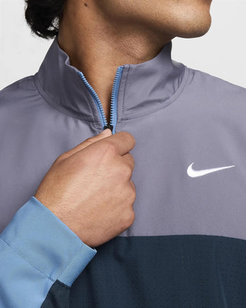 Nike Dri-FIT NGC Half Zip Jacket Armory Navy/Light Carbon/White