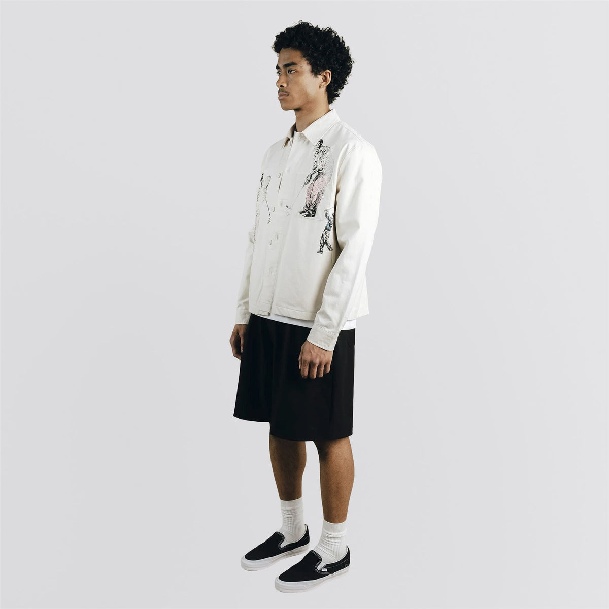 Charl Chore Jacket Off White