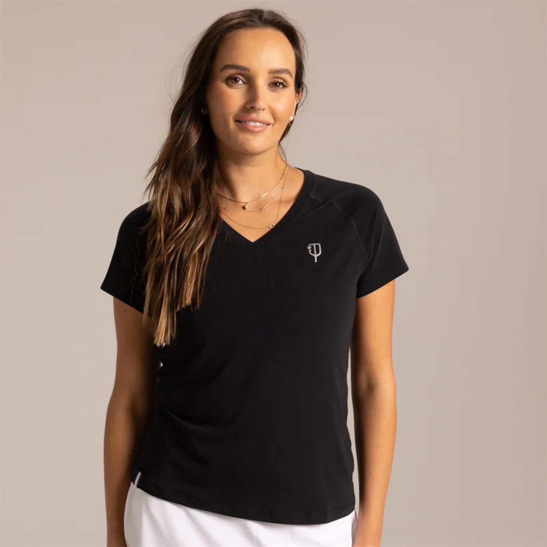 Womens 5.0 Tee Pure Black