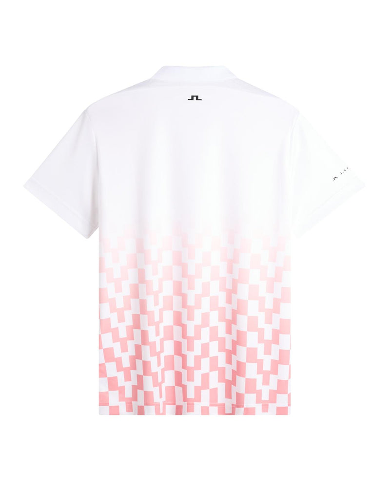 Finn Print Polo Finn Fade White Pink