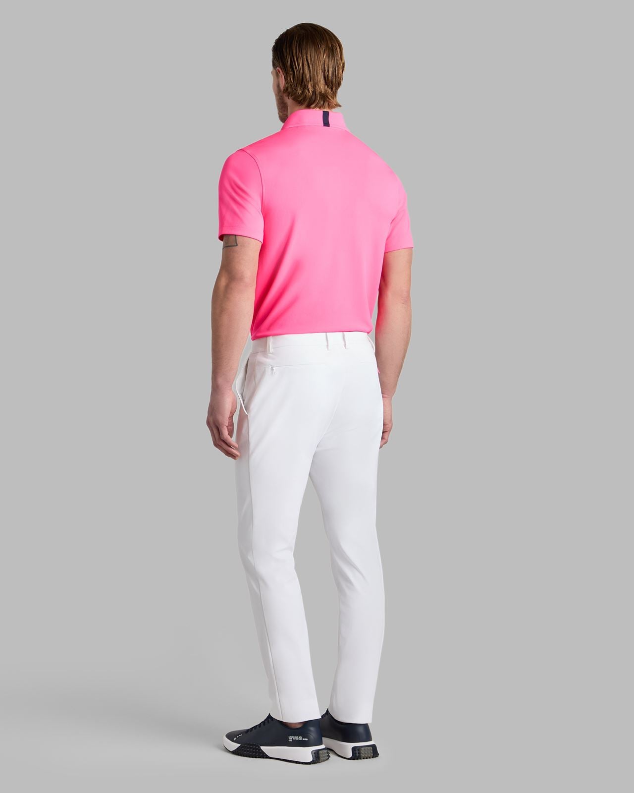 G/FORE Essential Performance Pique Polo Knockout Pink