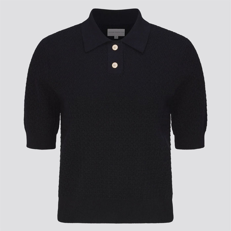 Womens Christy Polo Black