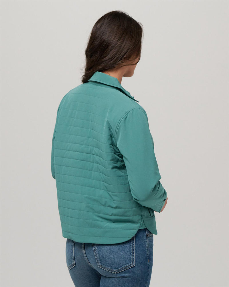 Womens Avery Shirt Jacket Agave