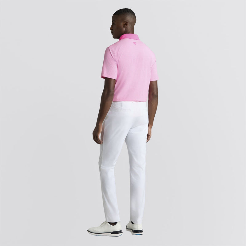 Feeder Stripe High Gauge Jersey Polo Knockout Pink