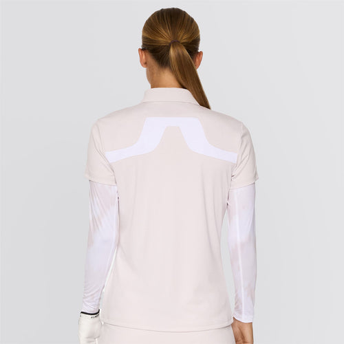 Womens Cassie Polo Gray Lilac