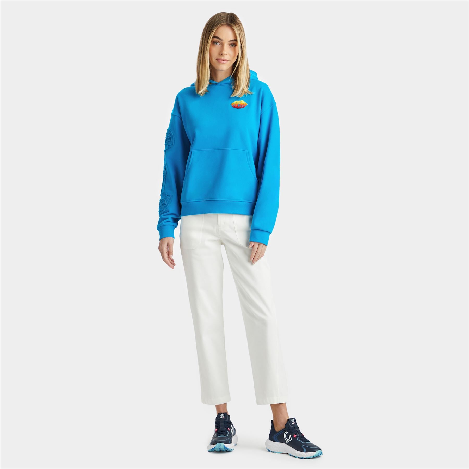 G/FORE Mother Golfer Oversized French Terry Hoodie Catalina