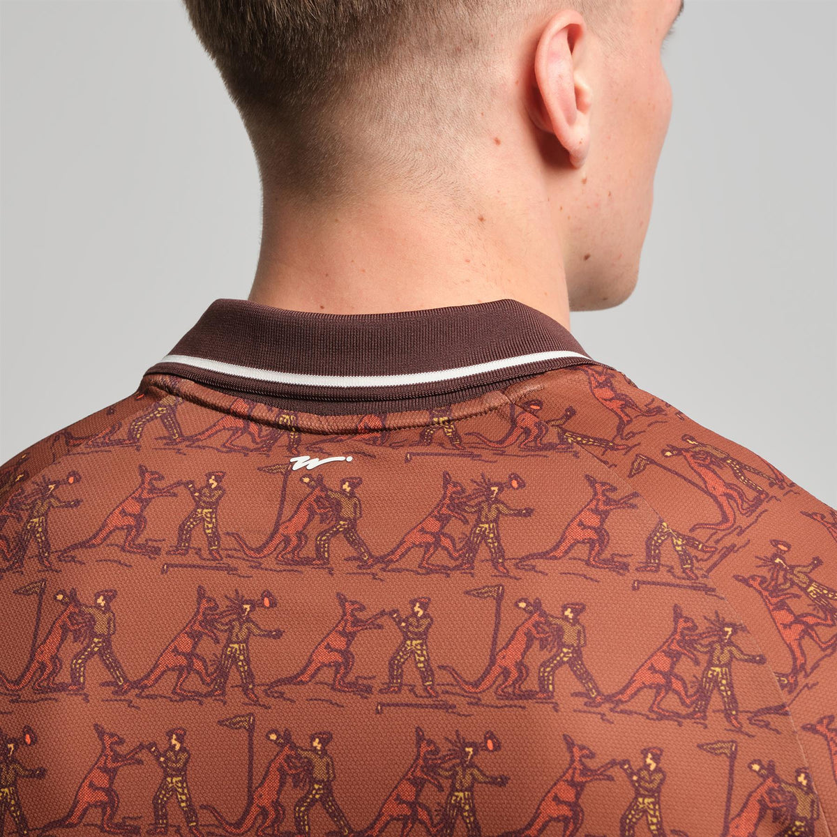 Knockout V Polo Brown