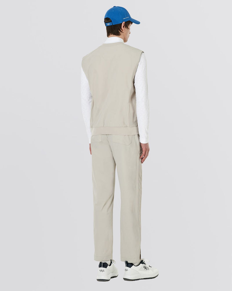 Gaspard V-Neck Woven Vest
