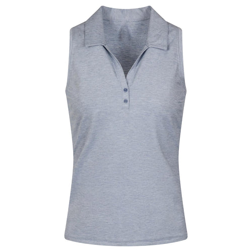 Womens Featherweight Active Polo Heather Moonlight Blue - 2024
