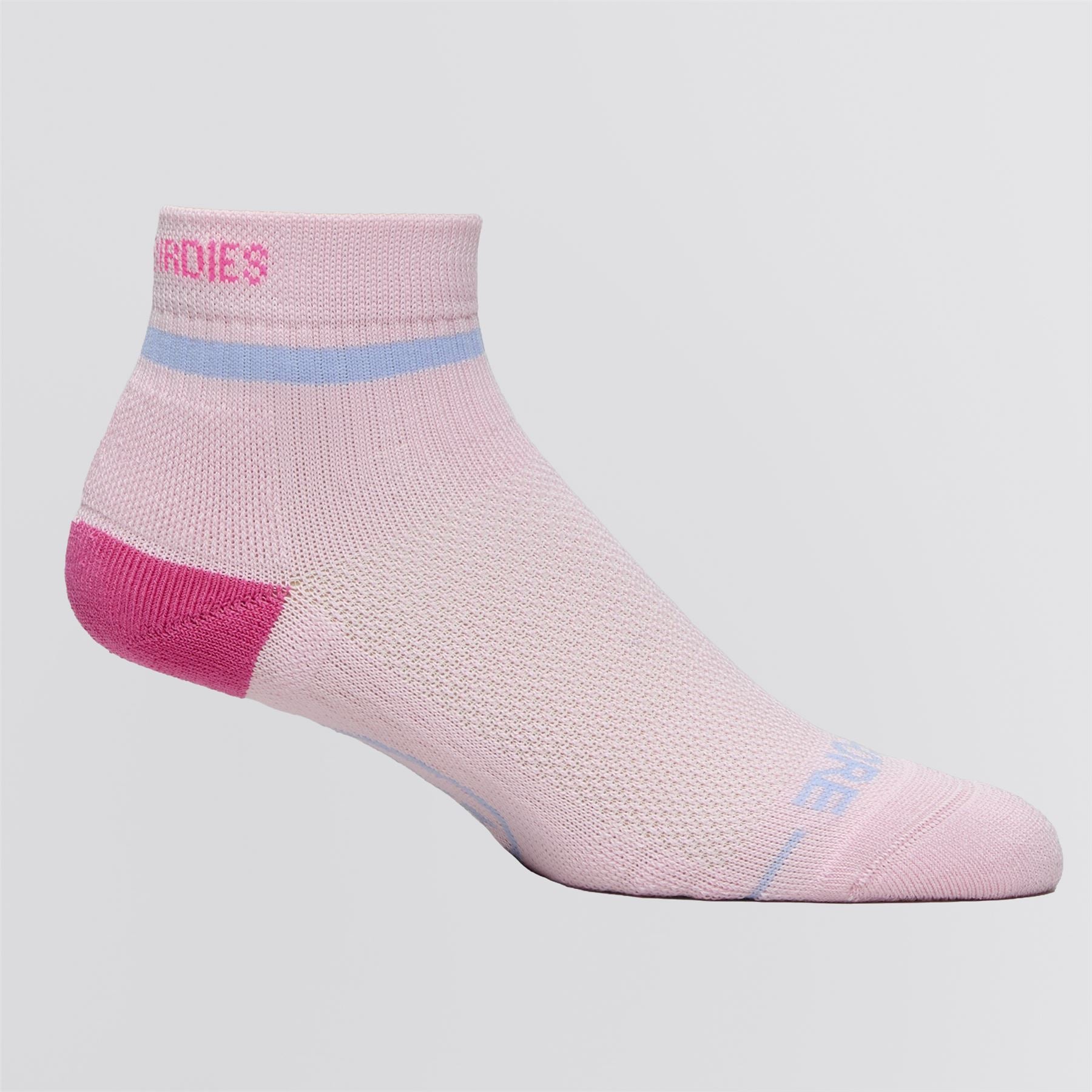 Pray For Birdies Quarter Socks Blush