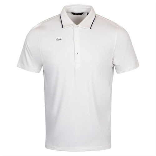 Hudson Retro Recycled Polo Snow White - SS25