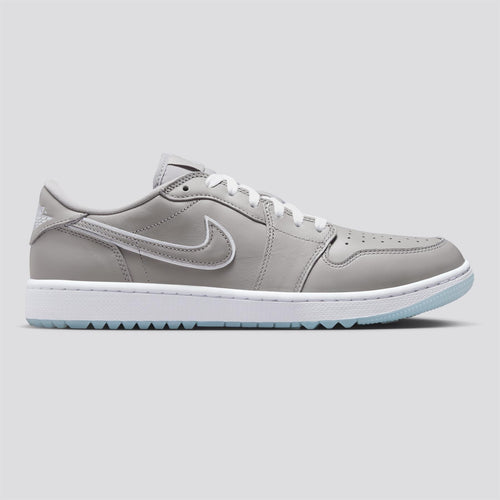 Air Jordan 1 Low Spikeless Golf Shoe Medium Grey/White/Blue Tint