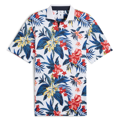 x PTC Floral Polo White Glow - SS25