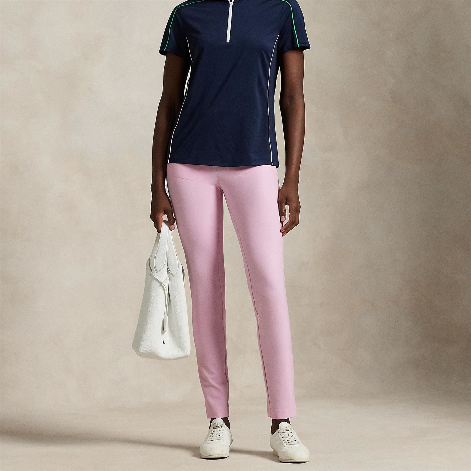 Ralph Lauren RLX Multi Nylon Stretch Skinny Pants Garden Pink