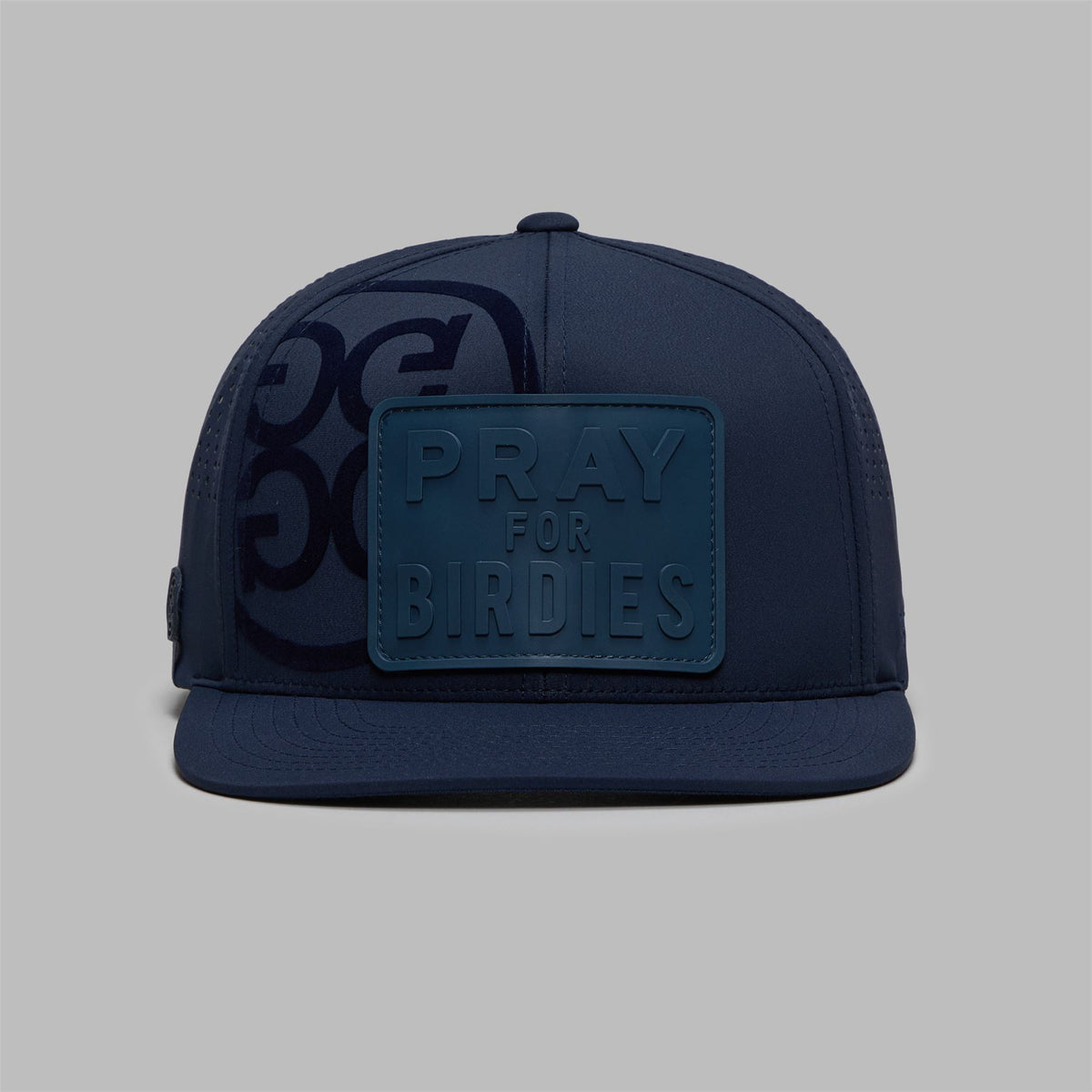 Pray For Birdies Patch Perforated Delta Cap Twilight
