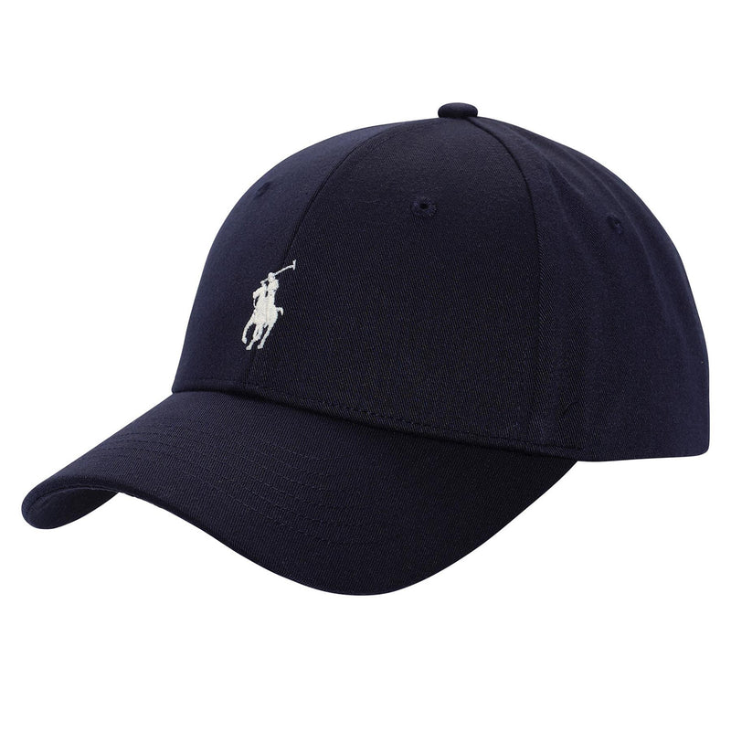 Twill Polo Player Cap French Navy