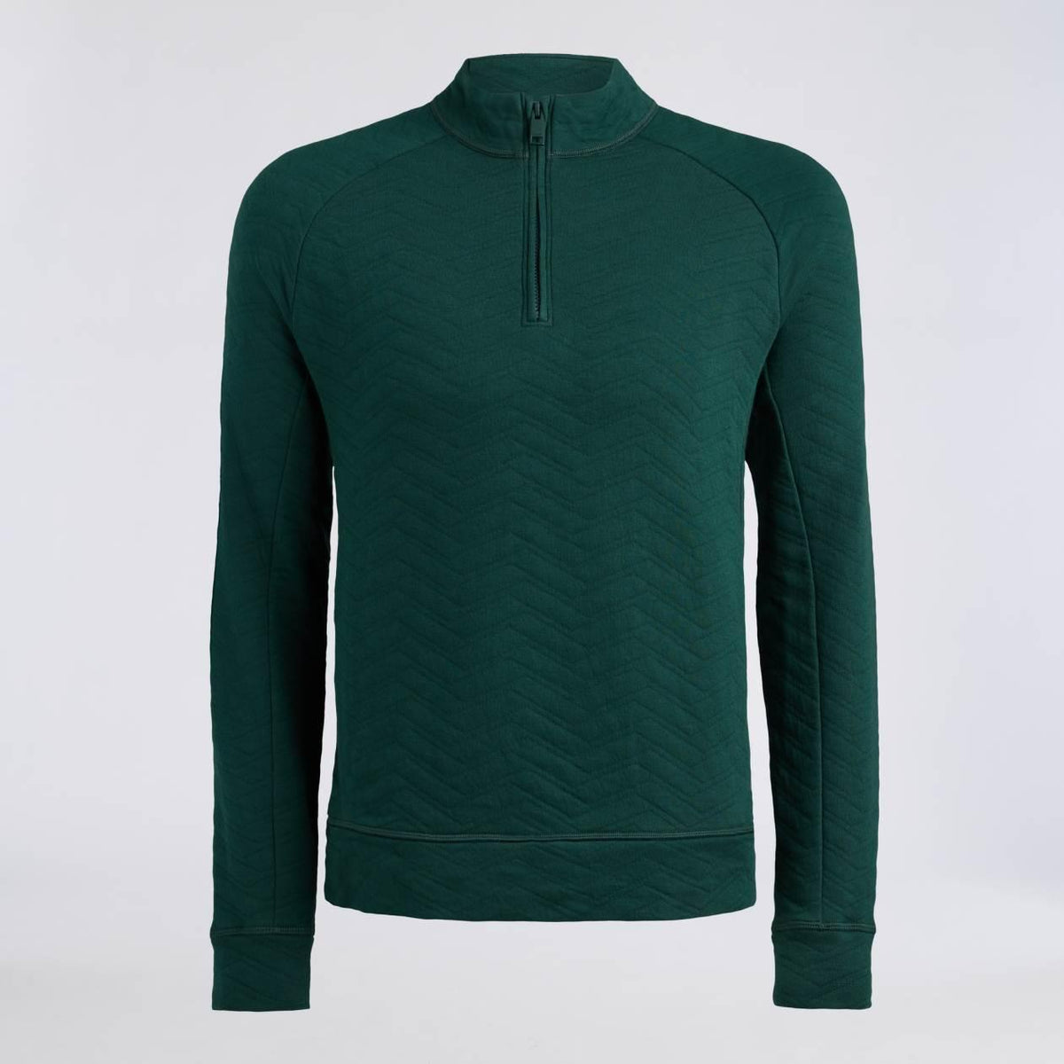 Dunes Cotton Quilted Quarter Zip Pine