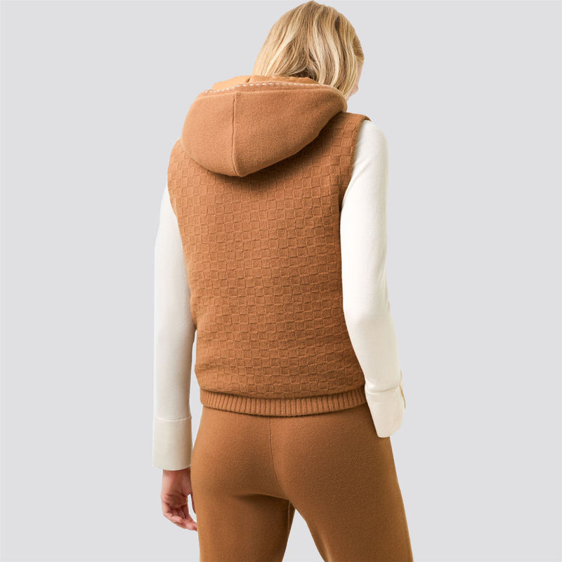 Womens Lissity Vest Brown