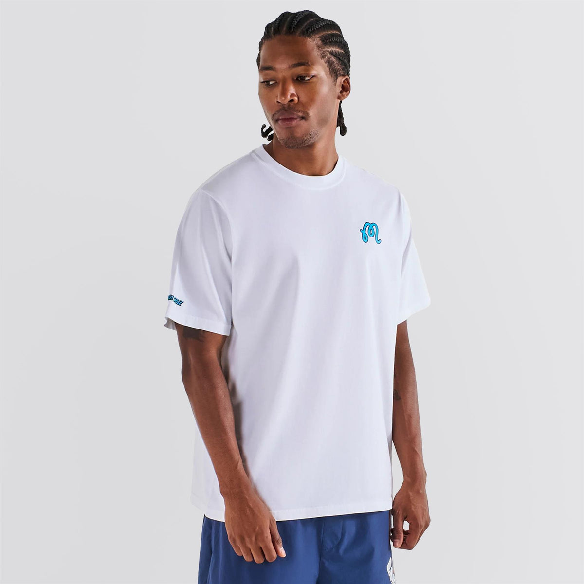 x Santa Cruz Bermuda Screaming Hand Tee White