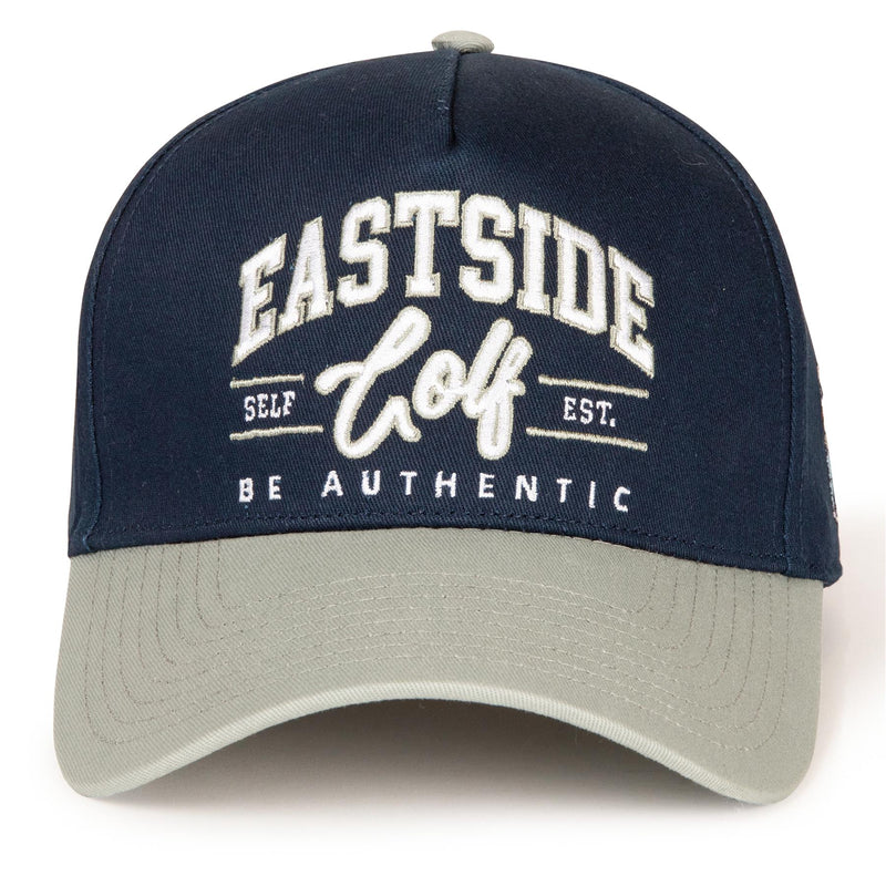 Five Panel Hat True Navy/Mineral Green