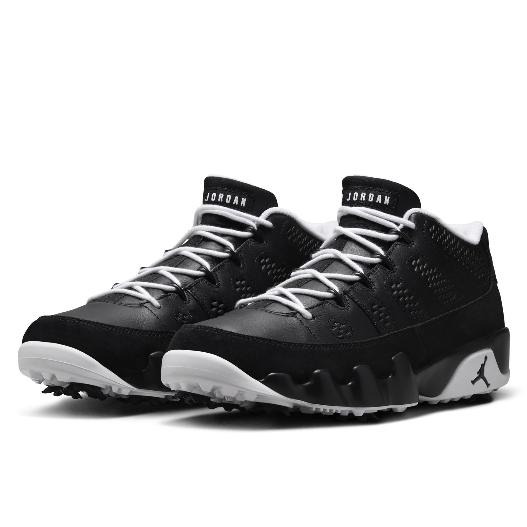 Nike Air Jordan 9G Retro Golf Shoes Black/White/Metallic Red
