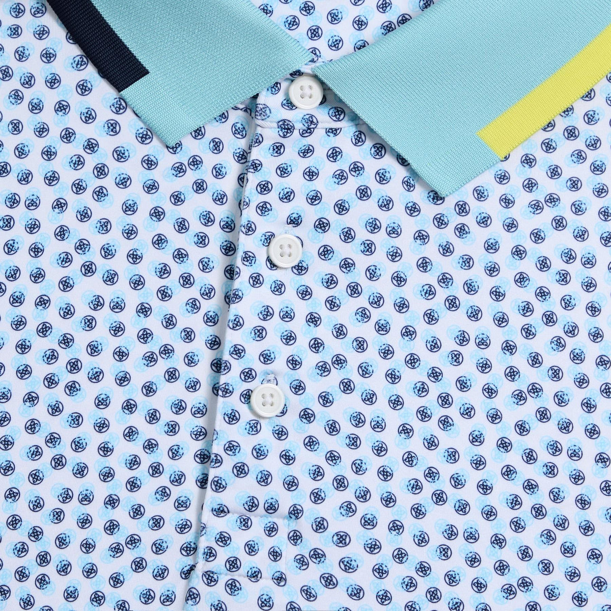 Tripe/G's Tech Jersey Polo Snow/Cenote
