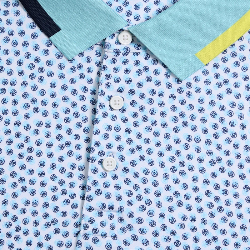 Tripe/G's Tech Jersey Polo Snow/Cenote